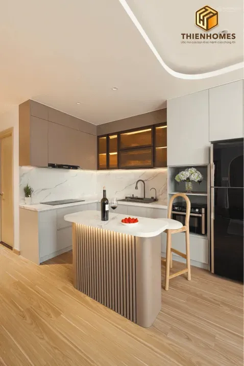 Cho thuê căn hộ 1PN 1WC The Gold View 50m² tháp A view hồ bơi - Photo 4