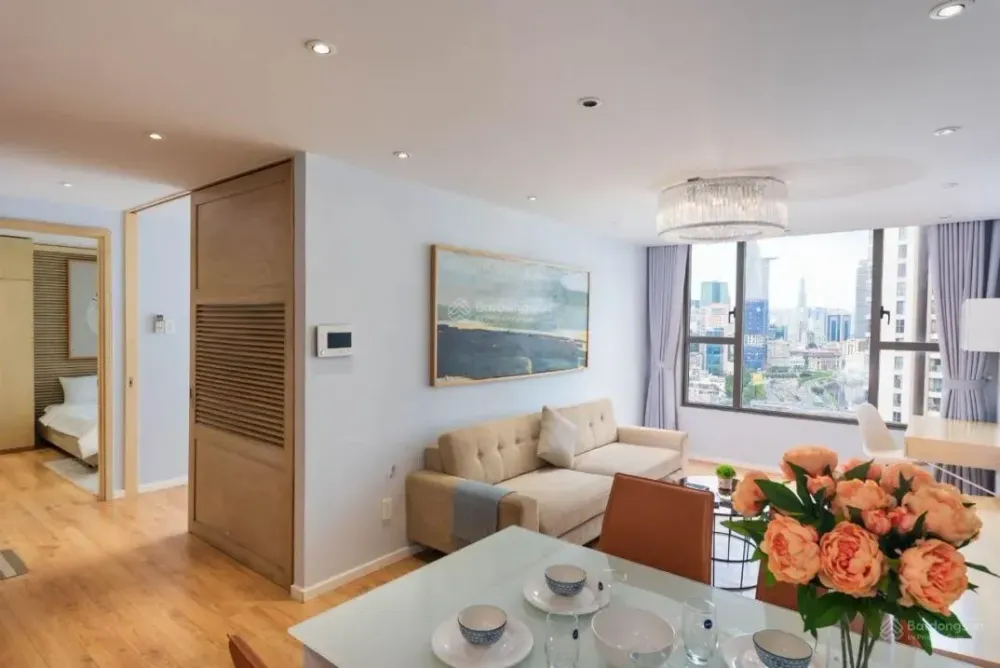 Cho thuê căn hộ 2PN 2WC River Gate 74m² full nội thất - Photo 1