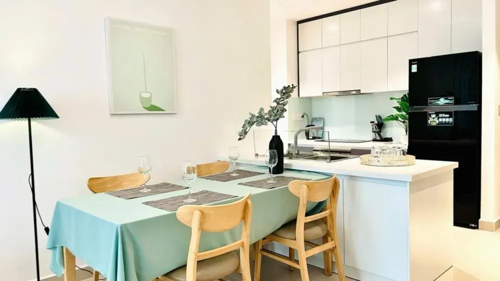 Cho thuê căn hộ 2PN 2WC The Tresor 74m² view sông mới 100% - Photo 6