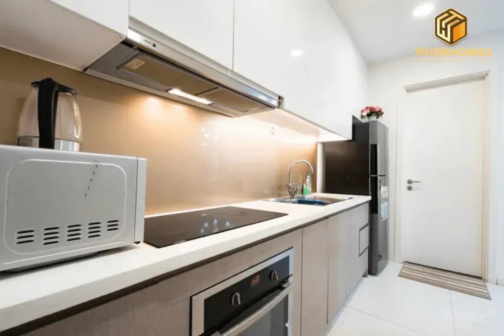 Cho thuê căn góc 3PN 2WC Masteri Millennium 108m² view Bitexco sông SG - Photo 7