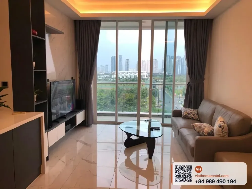 Sarimi Thủ Thiêm Block A2 出租 - 2房 88m² 全套傢俱 28,000,000 VND/月 - Photo 1