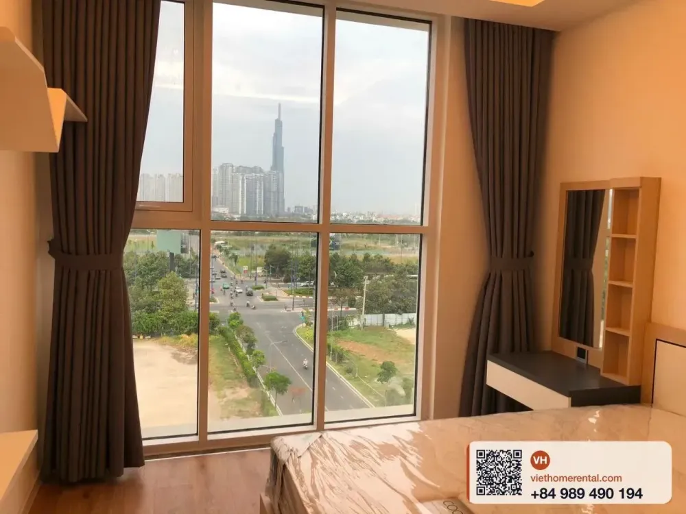 Sarimi Thủ Thiêm Block A2 出租 - 2房 88m² 全套傢俱 28,000,000 VND/月 - Photo 3