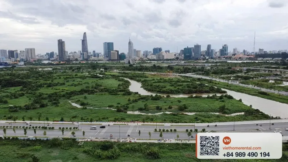 Sadora Thu Thiem 2房 Block B 120m² 出租 - 一線 Q1 江景 - 3300萬/月 - Photo 6