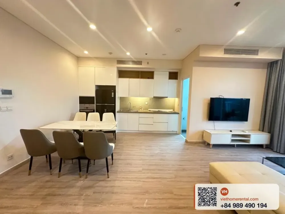 Sarimi Thủ Thiêm Block A2 出租 - 2房 88m² 全套傢俱 28,000,000 VND/月 - Photo 6