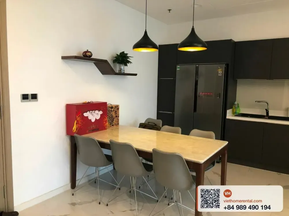 Sarimi Thủ Thiêm Block A2 出租 - 2房 88m² 全套傢俱 28,000,000 VND/月 - Photo 7