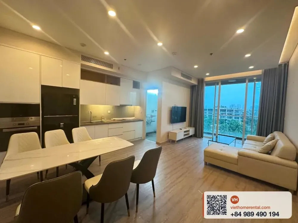 Sarimi Thủ Thiêm Block A2 出租 - 2房 88m² 全套傢俱 28,000,000 VND/月 - Photo 8