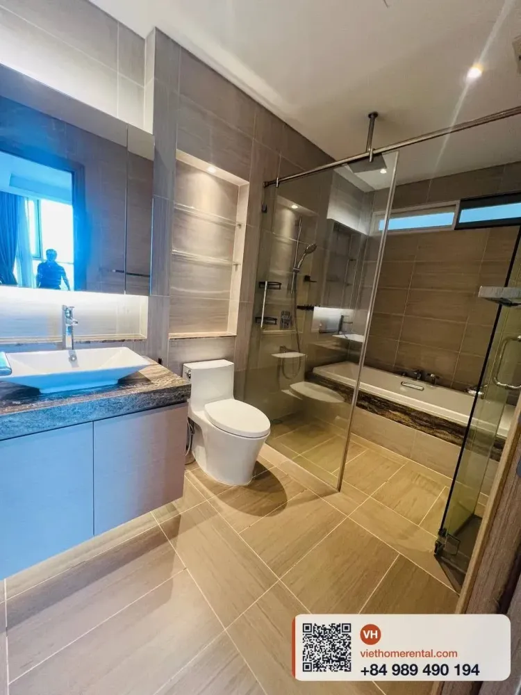 Sarina 2房2衛 96m² 出租 - Thu Thiem 第二郡 全套傢俱 3000萬越南盾/月 - Photo 9