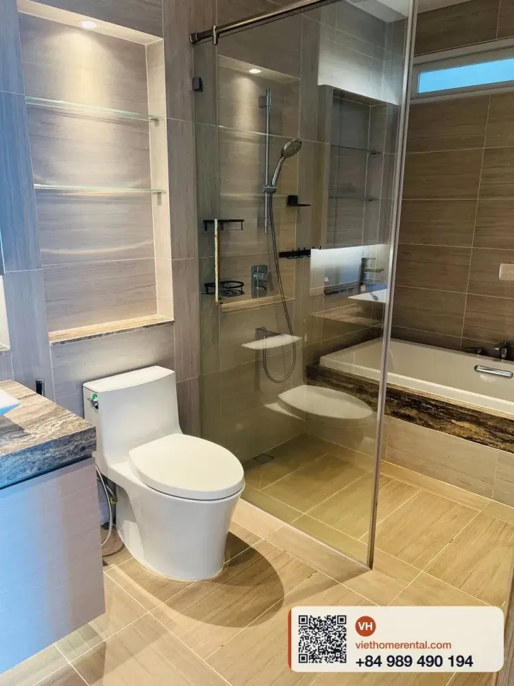 Sarina 2房2衛 96m² 出租 - Thu Thiem 第二郡 全套傢俱 3000萬越南盾/月 - Photo 11