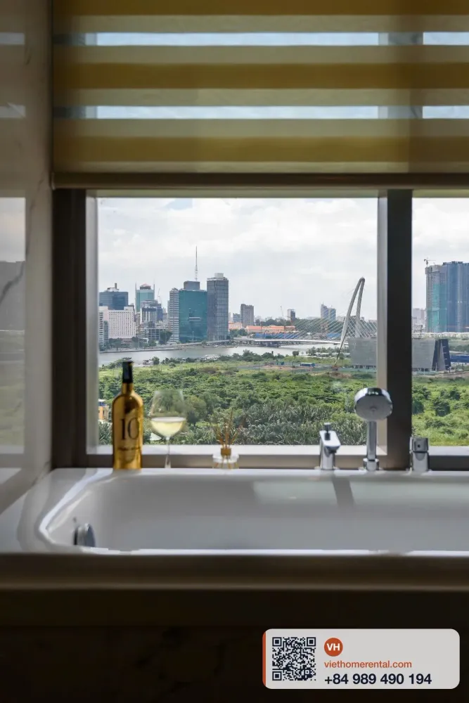 Cho thuê căn hộ 3PN Empire City Thủ Thiêm 127m² 60tr/tháng view sông - Photo 8