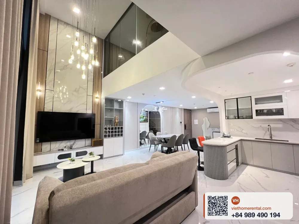 Rent Loft Floor 5 Metropole Opera 2BR 100m2 Thu Thiem - Photo 6