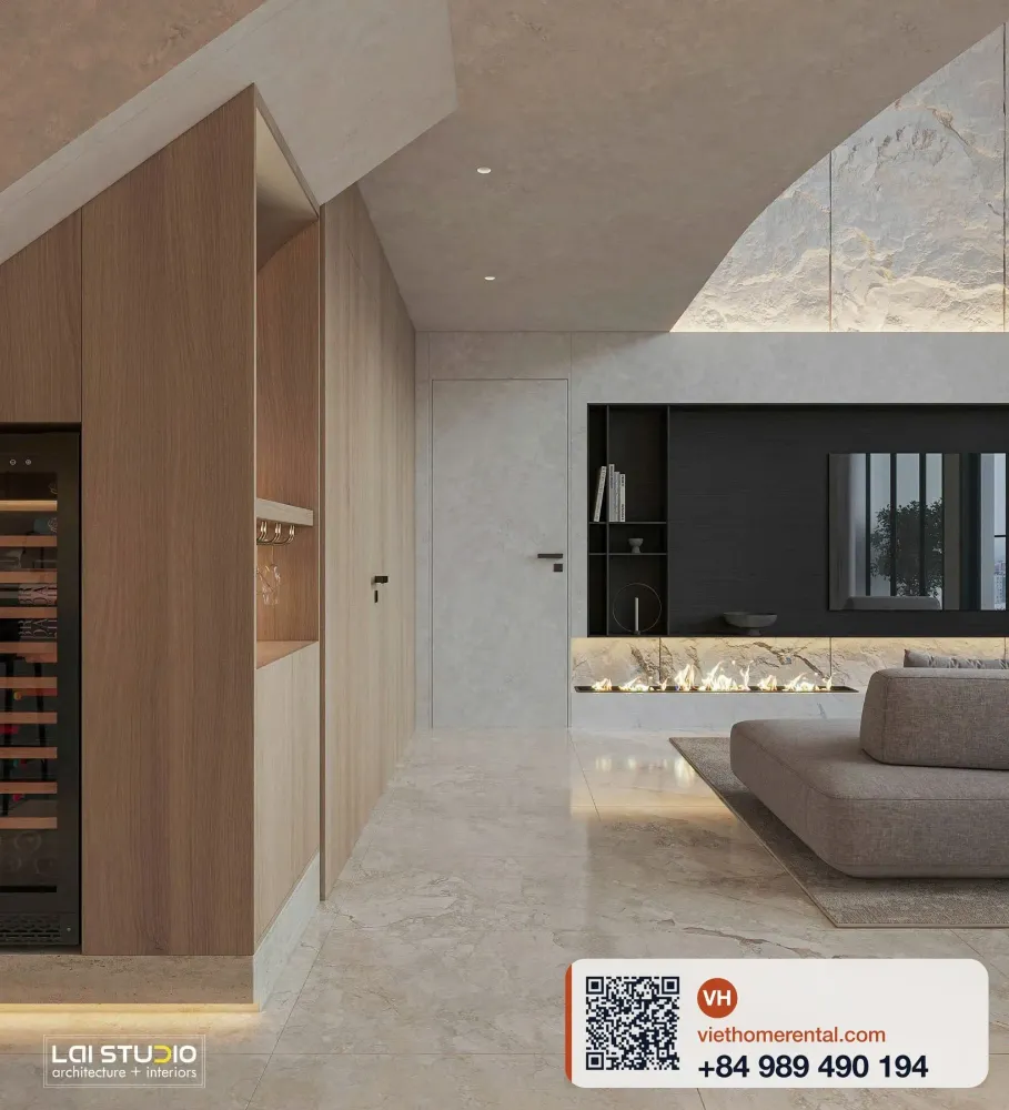 Cho Thuê Loft Penthouse 3PN Metropole The Crest 160m² 7000USD - Photo 9