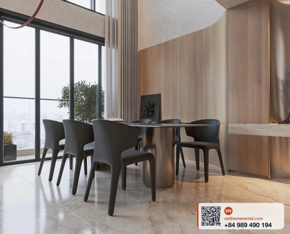 Cho Thuê Loft Penthouse 3PN Metropole The Crest 160m² 7000USD - Photo 13