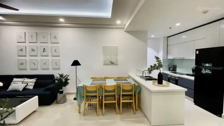 Cho thuê căn hộ 2PN 2WC The Tresor 74m² view sông mới 100% - Photo 2