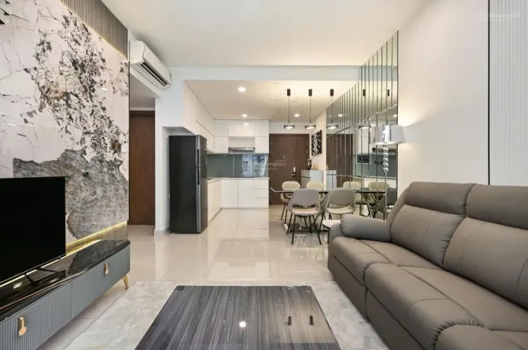 2BR 1BA Apartment for Rent at Saigon Royal 60m² Brand New Furniture - Photo 4