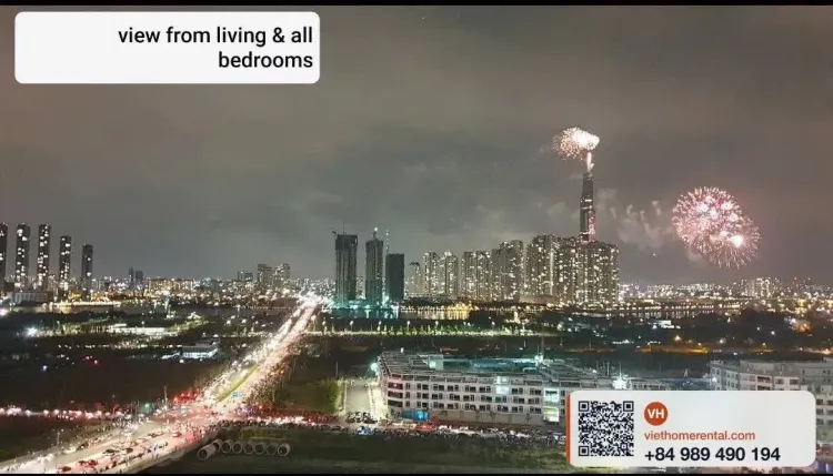 Sadora Thu Thiem 2房 Block B 120m² 出租 - 一線 Q1 江景 - 3300萬/月 - Photo 2