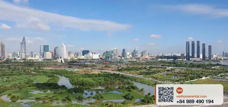 Sadora Thu Thiem 2房 Block B 120m² 出租 - 一線 Q1 江景 - 3300萬/月 - Photo 4