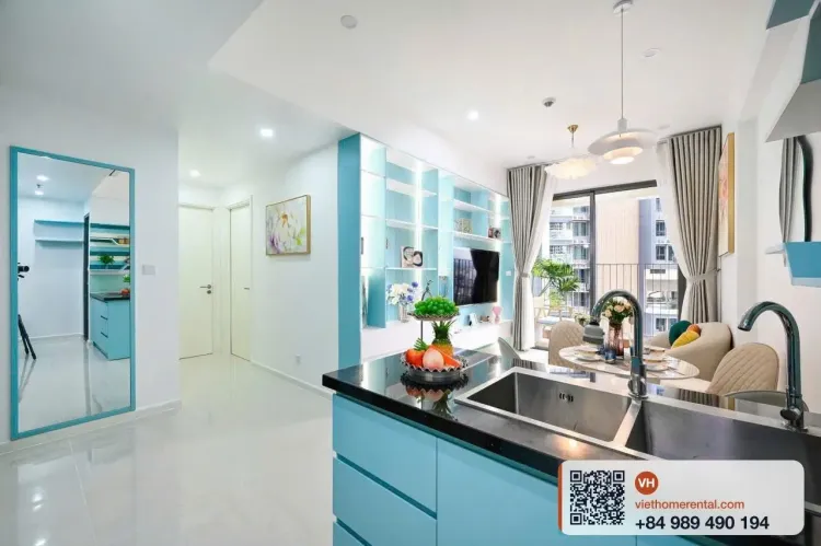 2房2衛 Masteri An Phu 70m² 出租 - 現代傢俱 | District 2 - Photo 4