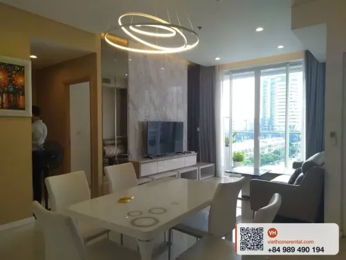 Sarimi Apartment for Rent in Thu Thiem District 2 - Block B2 12th Floor, 2 Bedrooms, Fully Furnished 27 Million VND/Month