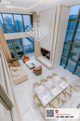 Rent Luxury Loft at The Opera Metropole Floor 23, 4BR 220m²