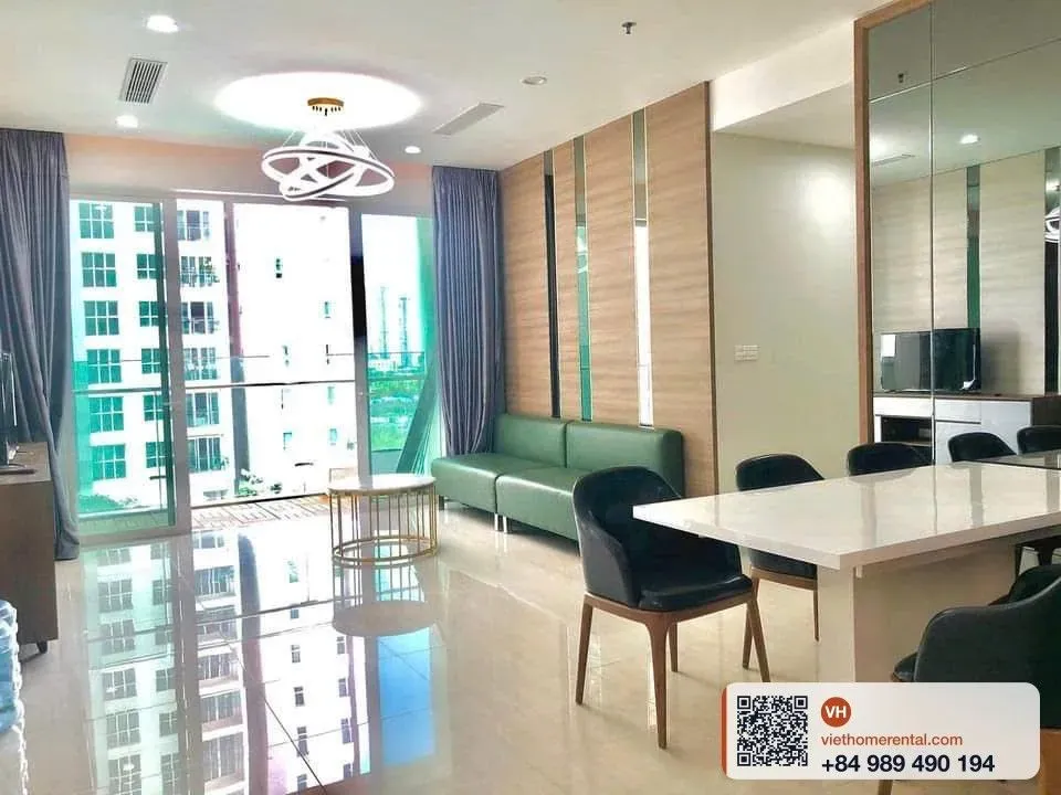Cho thuê căn hộ Sadora 3 phòng ngủ 113m² full nội thất 30 triệu/tháng tại Thủ Thiêm, Q2 - Photo 3